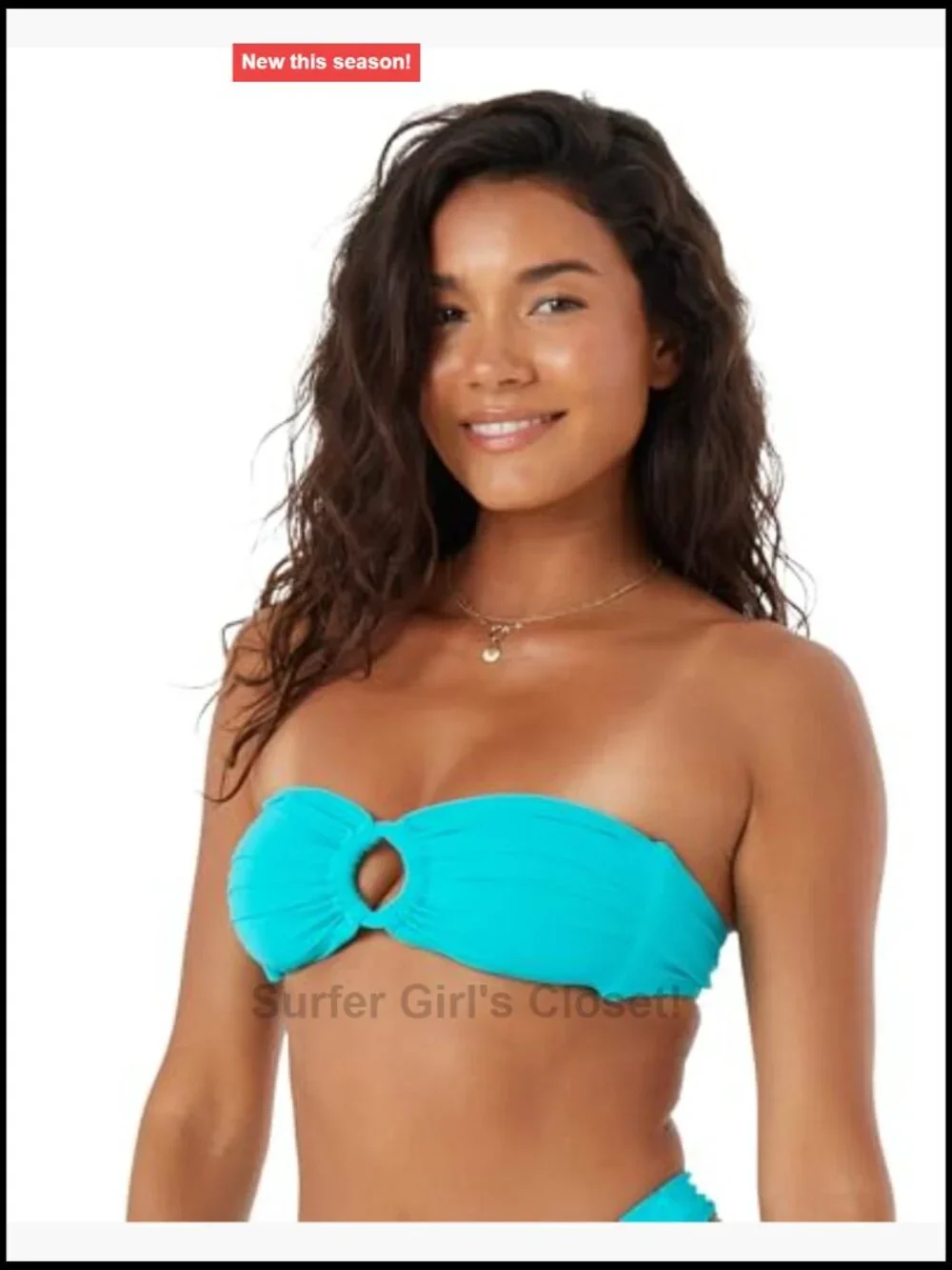 Bandeau Bikini Top – Strapless Swim Top, Quick-Dry, Removable Pads, UPF 50+
